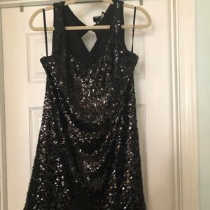 XL sequin flapper style dress